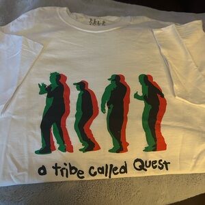 A Tribe Called Quest White Graphic T-Shirt